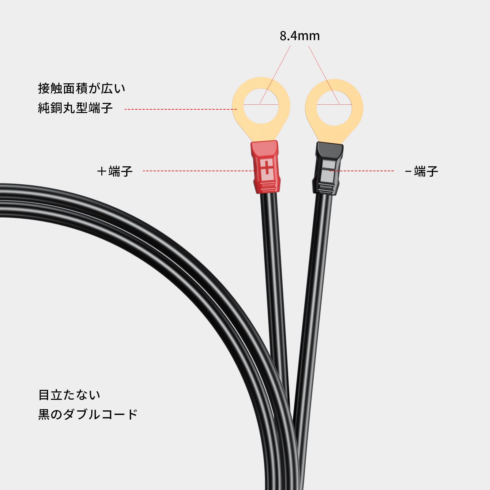 Amazon.co.jp: Kaedear(カエディア) バイク SAE 配線 電源 ケーブル