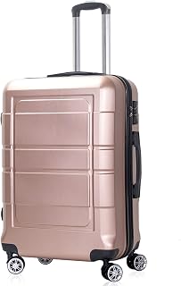 Carry On Luggage-Airline Approved 22x14x9 Suitcase with Wheels for Travel, Gold, 20 Inch