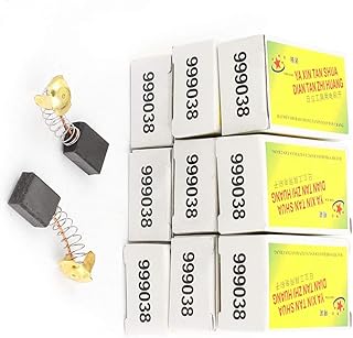 Aexit 20 Pcs Electric Motors Replaceable 16mm x 13mm x 7mm Carbon Brushes for Fan Motors Power Tool