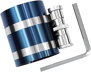 Xastro 3" Piston Ring Compressor Tool, Adjustable Ratchet Piston Ring Installation Tool, Adjustable Compression Range 2"-6.9" Car Engine
