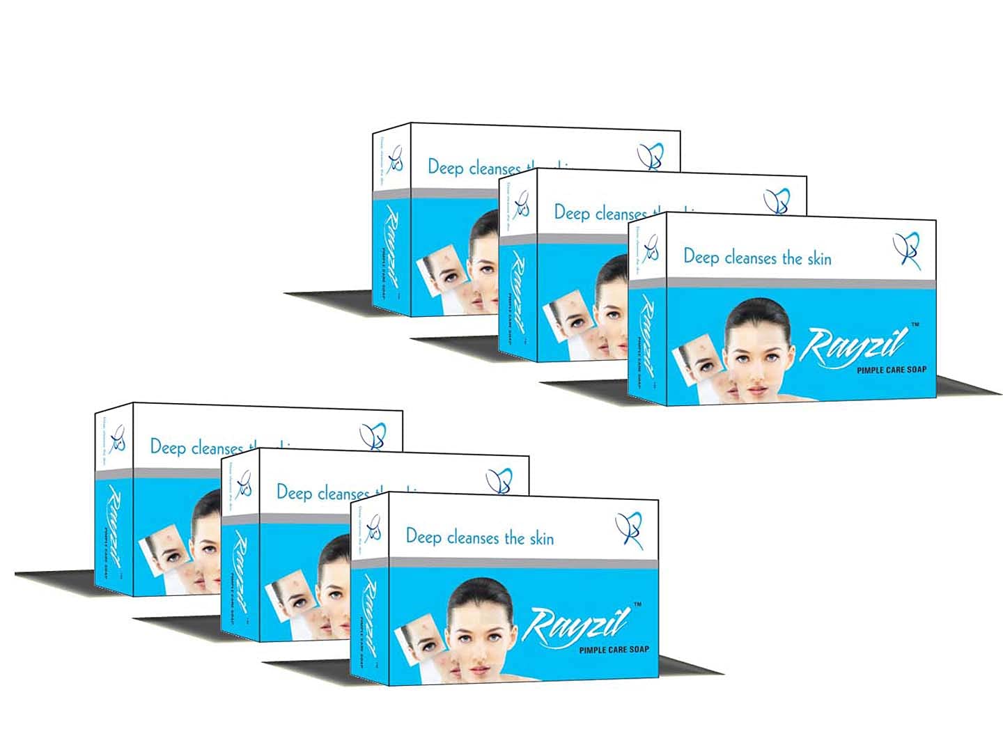 PIMPLE SOAP, ACNE SOAP, SKIN CARE SOAP, DARK SPOT SOAP, DARK CIRCLE SOAP, LIGHTENS SOAP, (6 X 75) gm