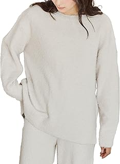 [Lafuku] ルームウェア マシュマロ ニット トップス レディース セーター プルオーバー パジャマ もこもこ あったか 8色展開 セットアップ対応 パンツ別売り