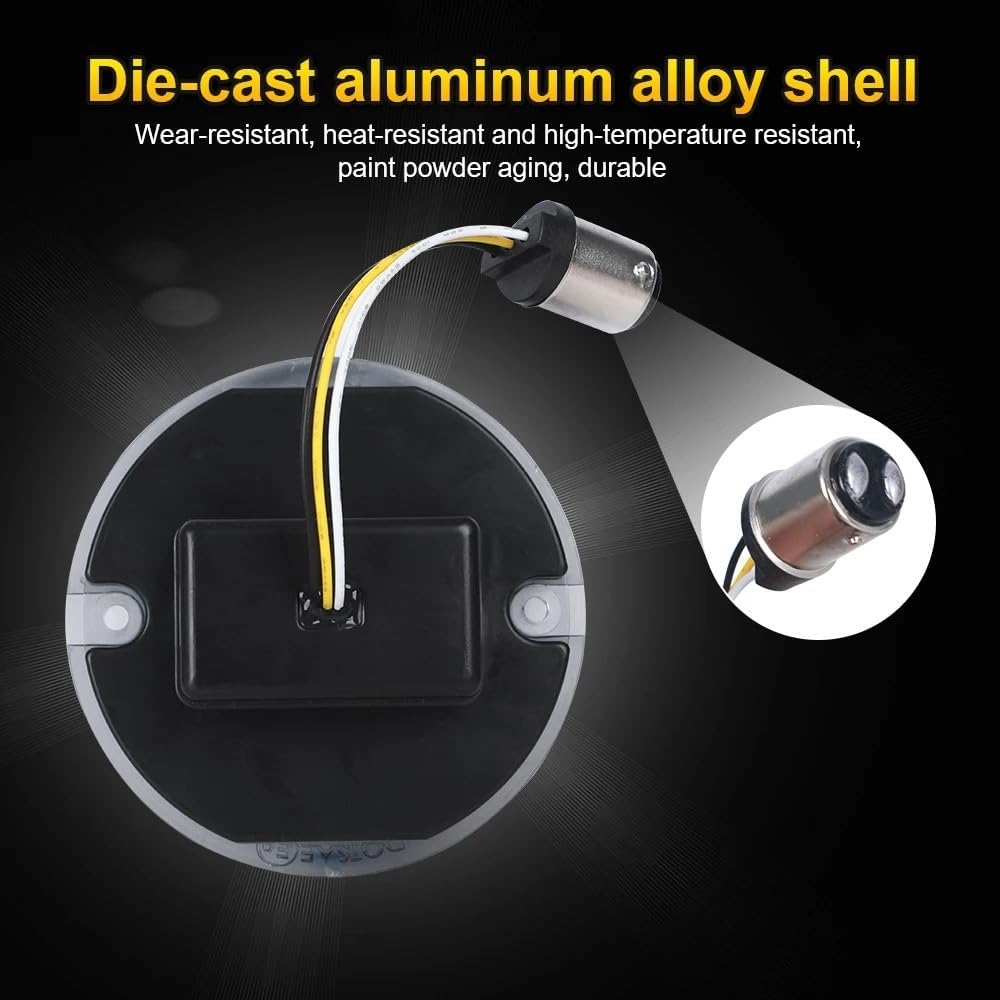 オートバイヘッドライト ロード用 キング用 エレクトラ用 グライド用 ウルトラクラシック用 3 1/4インチ LED 1157 フロ