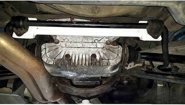 Ultra Racing 2-Point Rear Lower Bar Brace for B. E46 M3 3.2 00-06 2WD Manual UR-RL2-2887