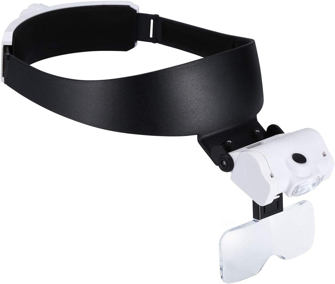 Magnifying Glasses with Light for Close Work, Magnifying Headset with Light, Lighted Headband Magnifier with Storage Case for Jewelers, Eyelash, Watch Repair or Cross Stitch
