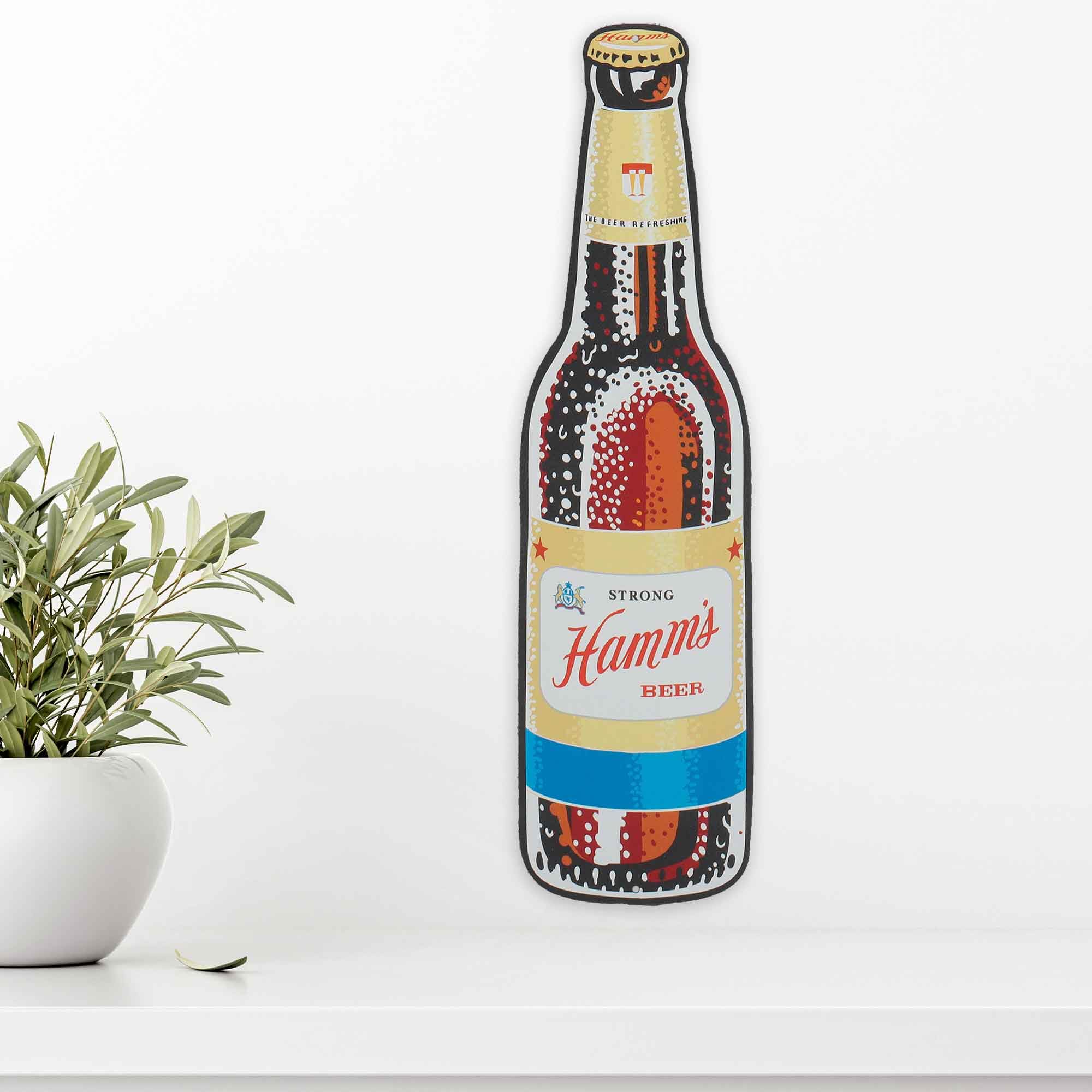 Amazon.com: Molson Coors Hamm's Beer Frosty Bottle Metal Sign