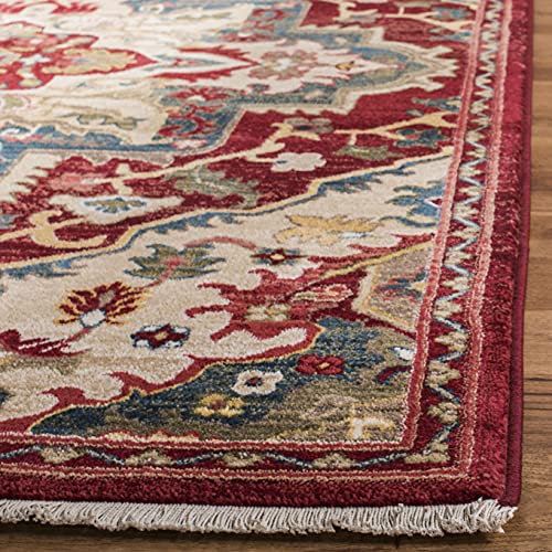 Tapete corredor SAFAVIEH 76x305 cm rojo y beige miniatura 5