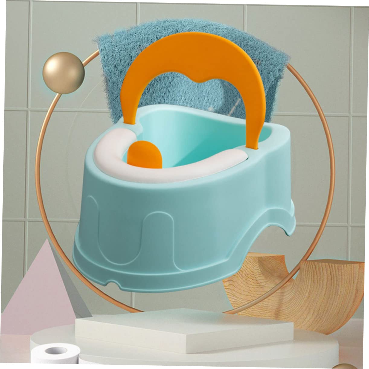 BESTonZON Inodoro Para Lavar El Trasero Del Adorable Lavabo Forma De Práctico Inodoro Infantil Para Baño Entrenamiento De Orinal