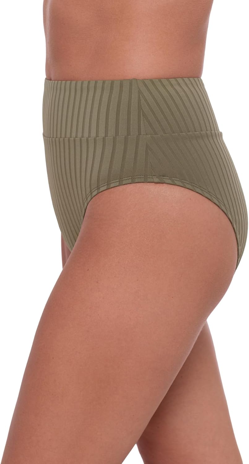 S3 Swim Women's Banded High Waist Bikini Bottom