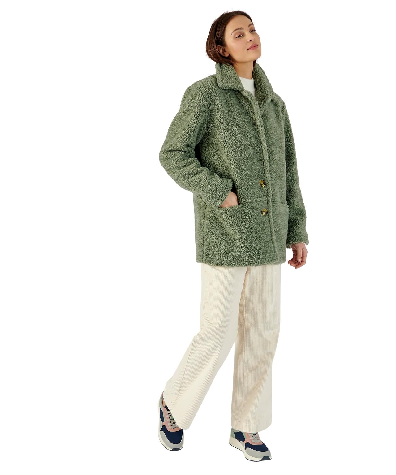 Damart Women's Green Bay Sherpa Fleece