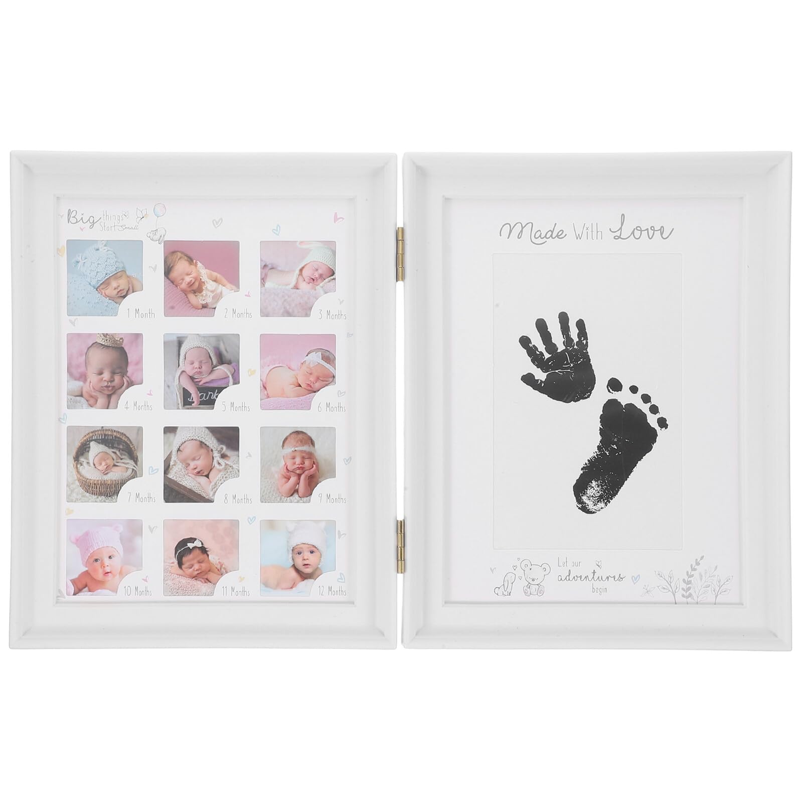 Kit empreintes bébé fille garçon pour décoration de table au premier anniversaire