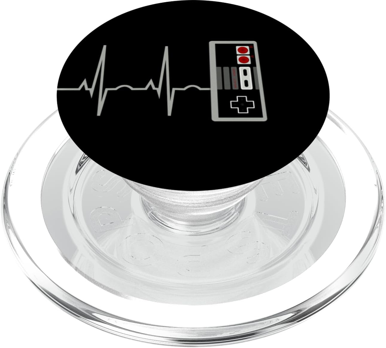 Classic Gamer Heartbeat Smartphone Grip for Video Game Lover PopSockets PopGrip: Swappable Grip for Phones & Tablets PopSockets PopWallet for MagSafe