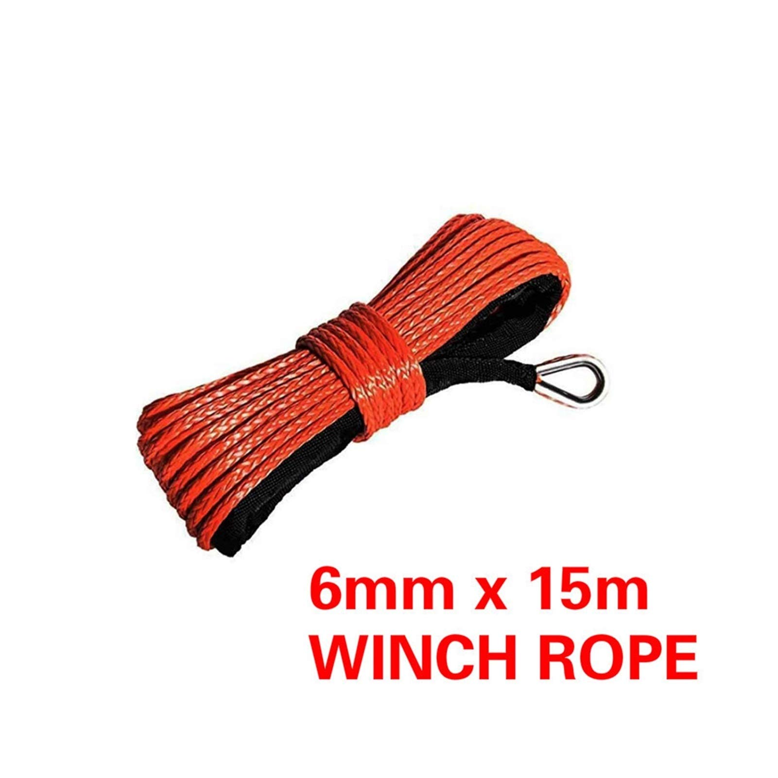Buy siheki Wincha Cable 7,700 Lbs 6mm X 15m Plasma Cable Synthetic