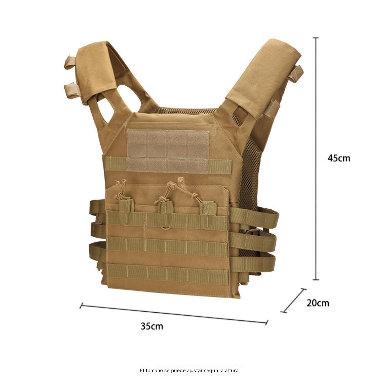 Chaleco táctico portador de pecho ligero airsoft caza paintball al aire libre