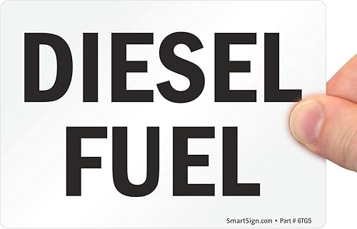 Miniatura 10 de SmartSign Letrero "Diesel Combustible" Aluminio de 7" x 10
