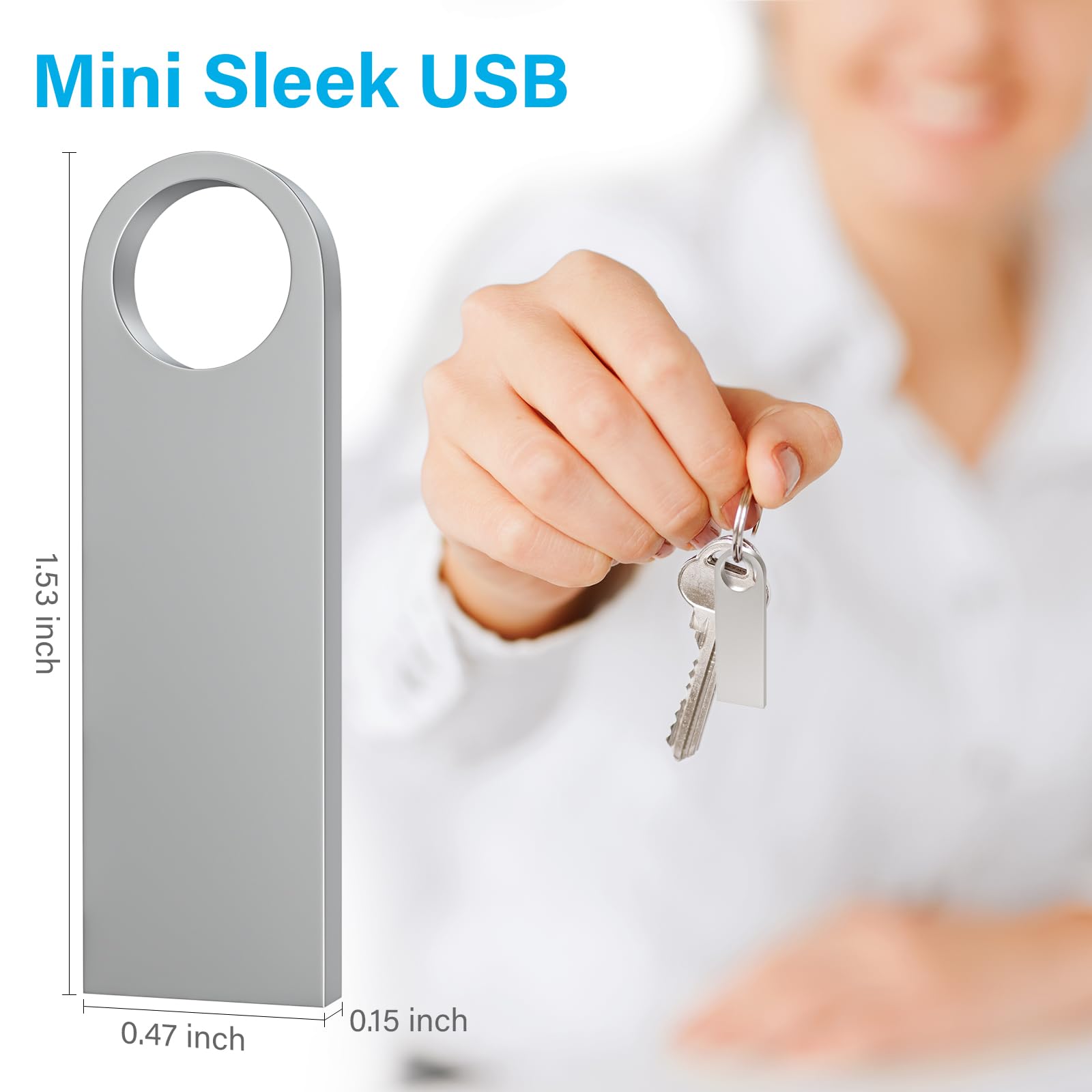 ABLAZE Mini pamięć USB, 64 GB, 5 sztuk, wodoszczelna, 64 GB, wielokolorowa, do laptopa, komputera, telewizora, samochodu