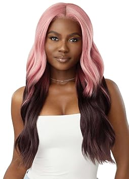 Outre Lace Front Wig -Perfect Hair Line 13X6 - Jaanay DARK BROWN 2