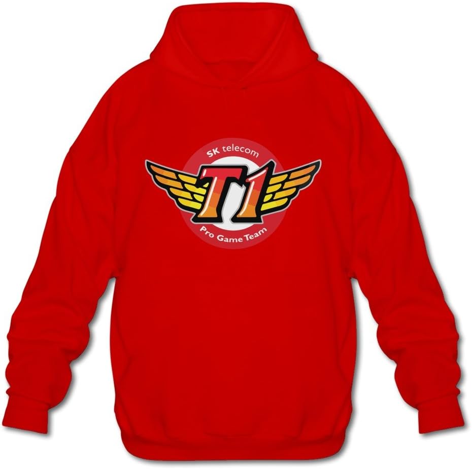 Men's Korea SKT T1 Esports Team Logo Sweatshirt XL Red