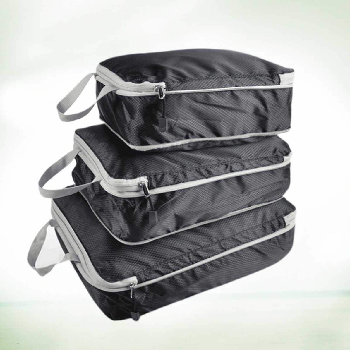 Waterproof Storage Bags Nylon Luggage Organizer Three Piece Set 3pcs image 5