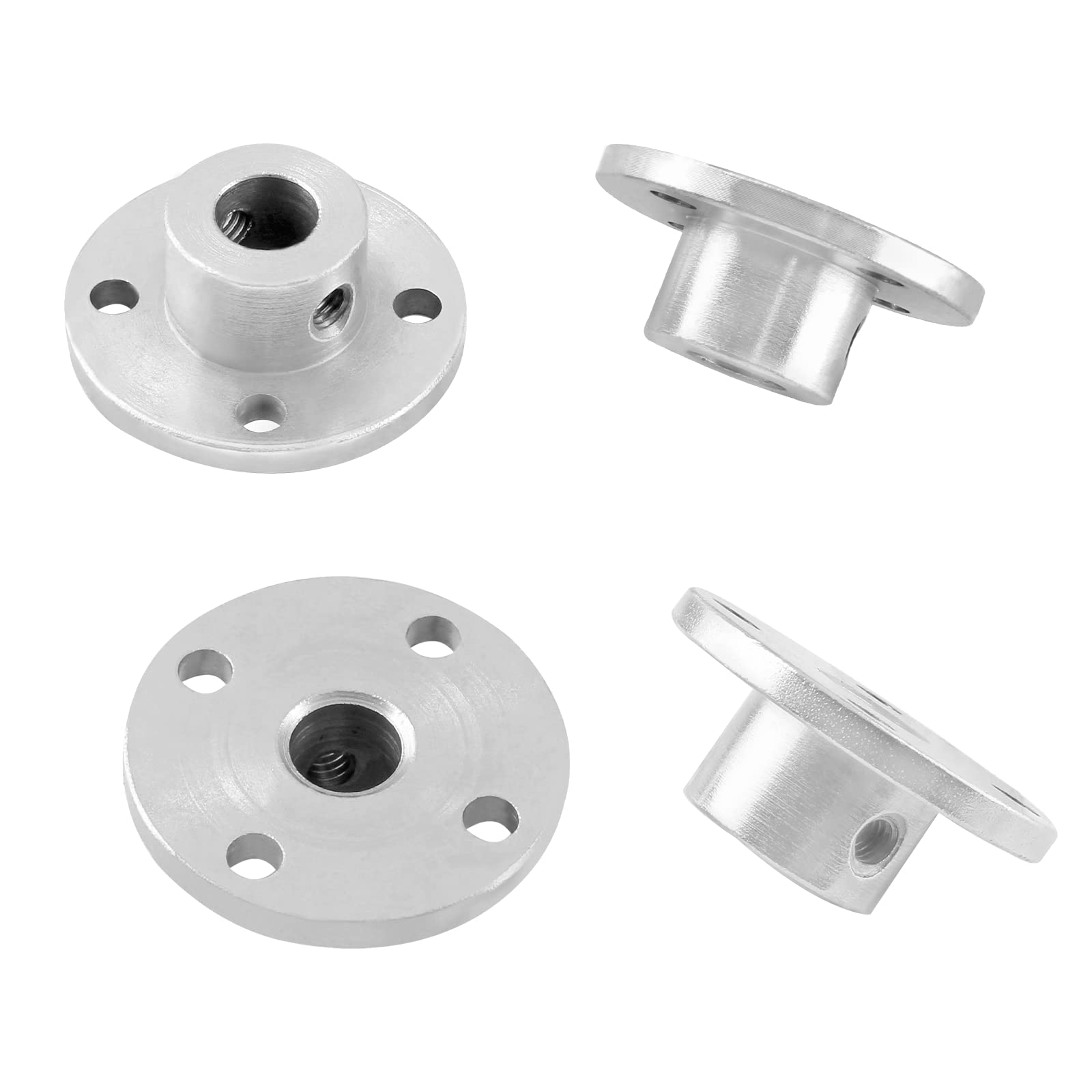 Buy Eilumduo 4Pcs 8mm Rigid Flange Shaft Coupling Motor Guide Shaft