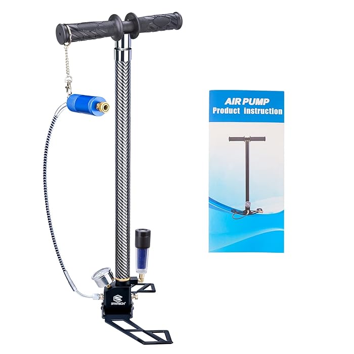 Buy SPRITECH PCP Hand Pump, 4 Stage 4500Psi/30Mpa High Pressure Air
