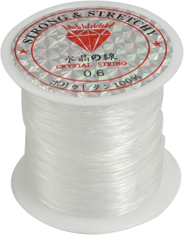 Dimart Jewelry Beading Thread Cord Clear Nylon Fishing Line Spool 0.6mm 53Lbs
