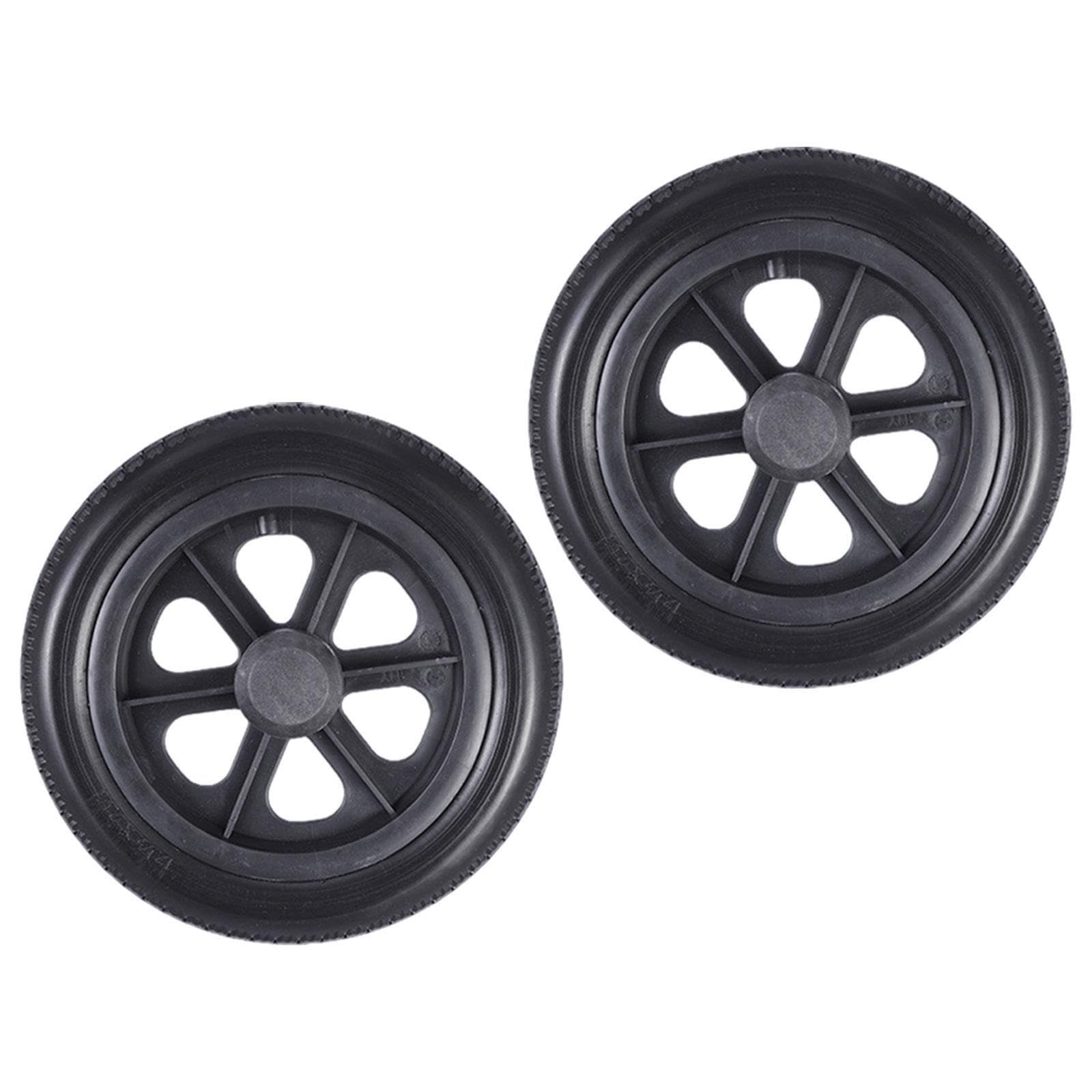 Neumático de repuesto ligero para rueda trasera de silla de ruedas de 12 pulgadas, neumáticos sólidos sin aire de PU, fácil instalación,