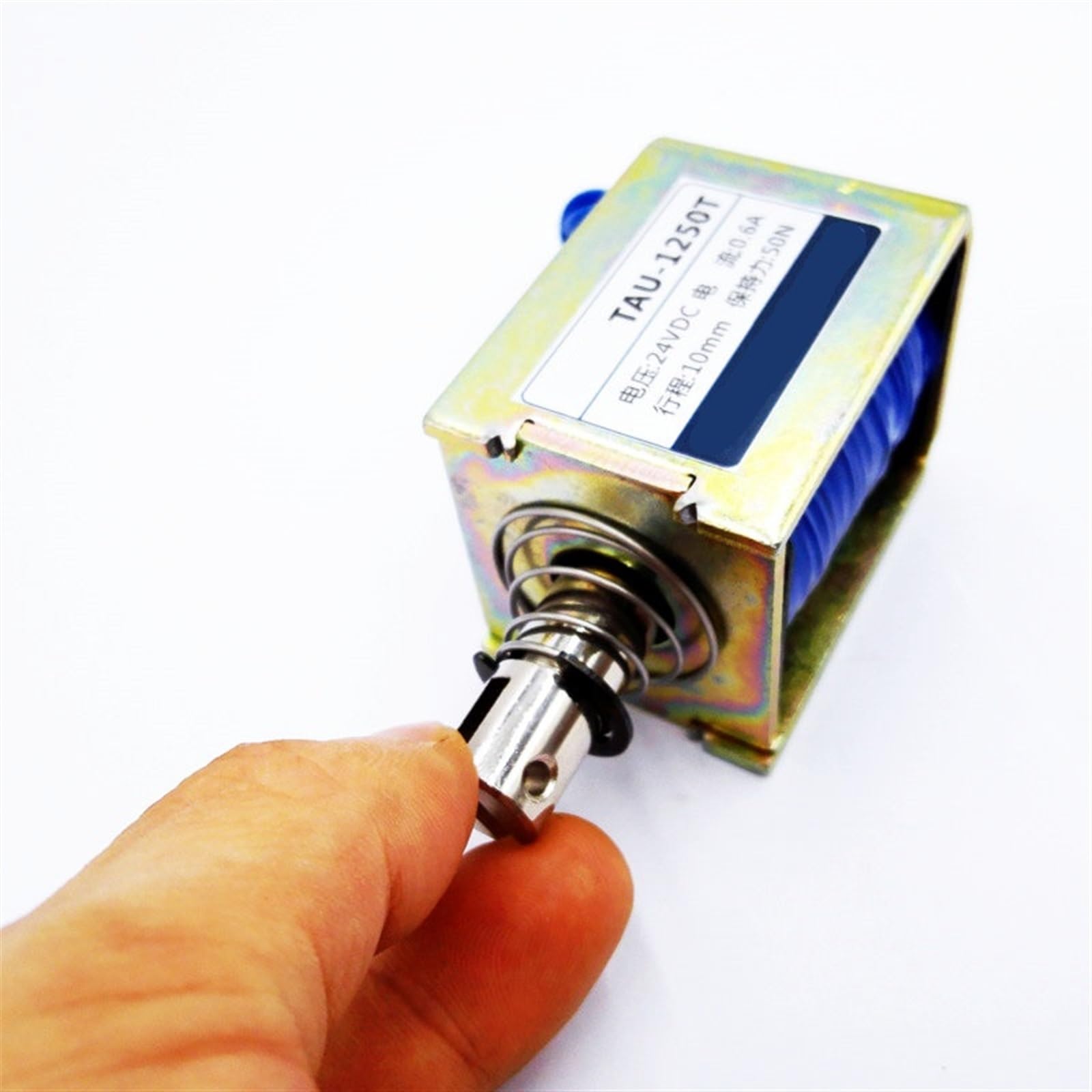 Elettromagnete a solenoide DC 12V 24V Push&pull tipo Open Frame TAU-1250T JF-1250T 1 pz(12VDC)