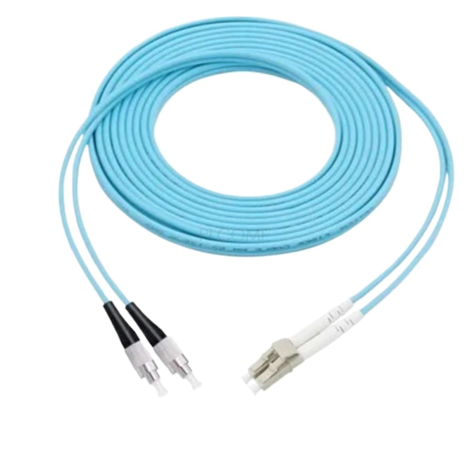 Optical Multimode Duplex OM3 LC FC SC ST Fiber Optic Jumper Patch Cord Cable Pigtail 1/5/10M Meters(LC-FC,1M)
