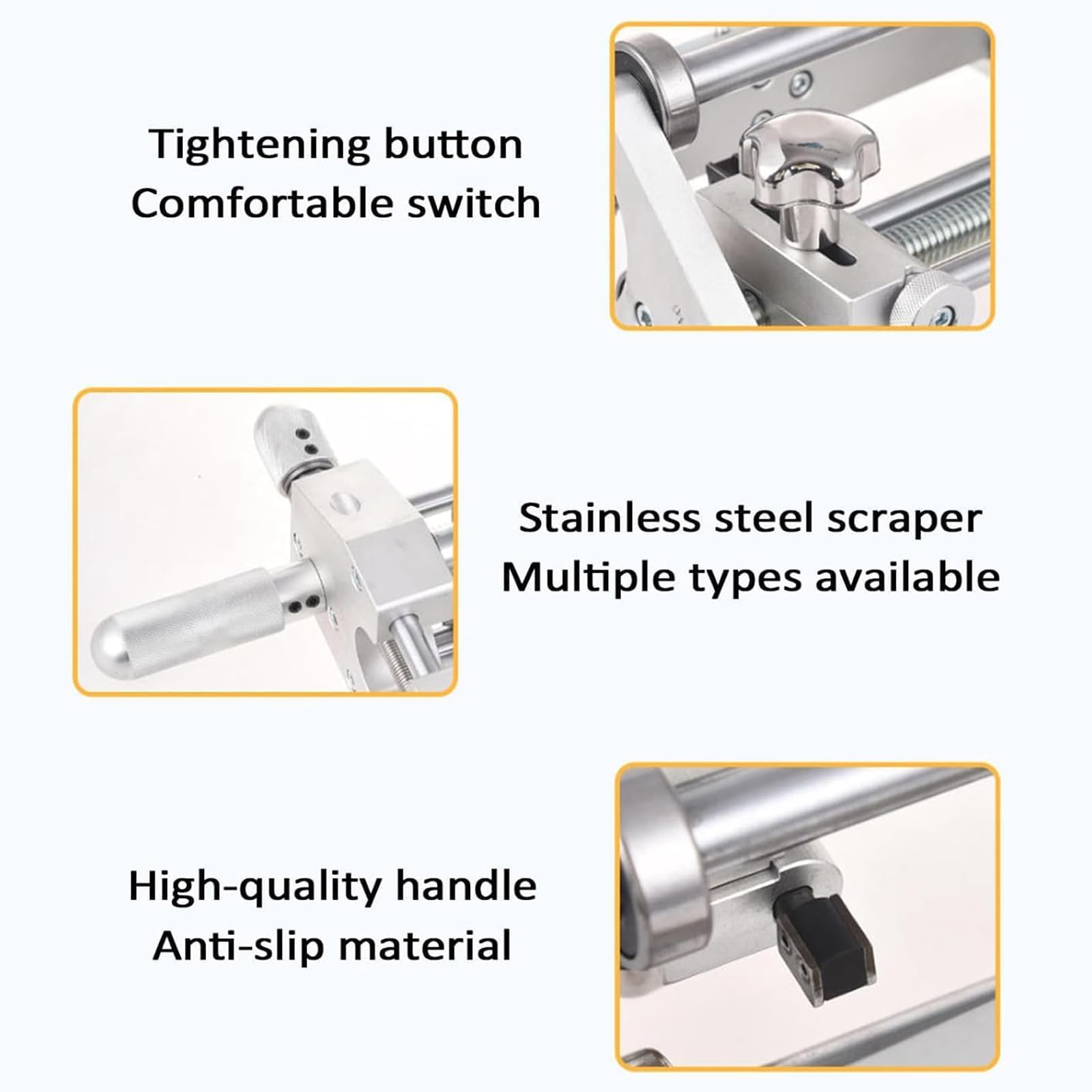 Raspador giratorio manual de tubos, cepilladora de bordes de aleación de aluminio para tubos de polietileno, adecuada para diámetros de tubería de 63 a 400 mm, herramienta de mantenimiento eficiente