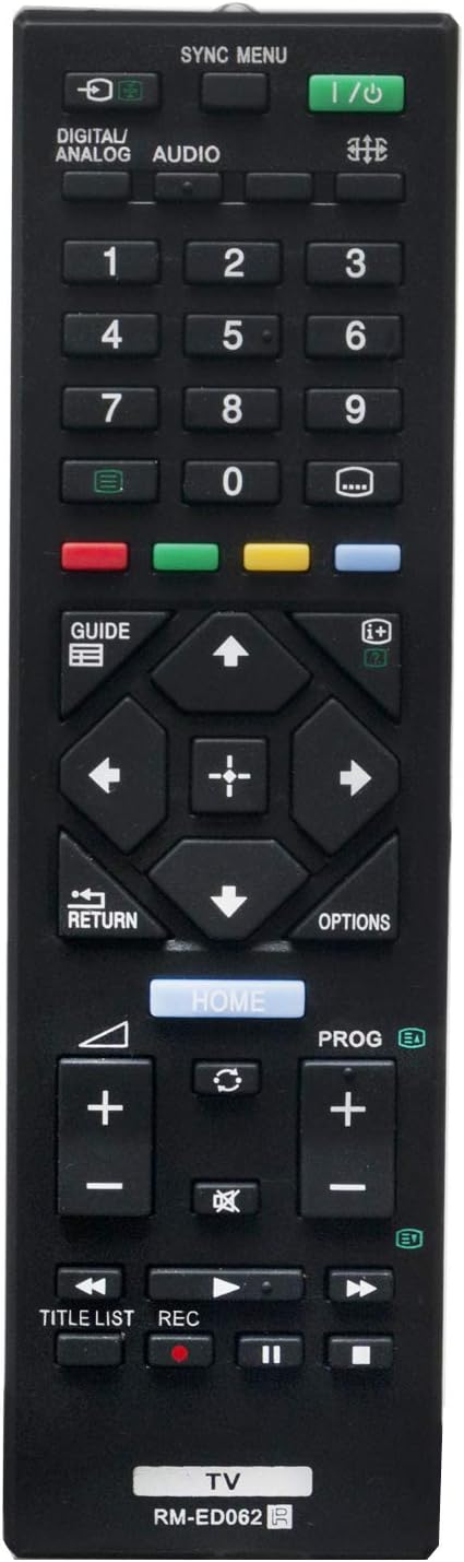 Telecomando ALLIMITY RM-ED022 Sostitutivo Per Sony Bravia | Compatibile Con KDL-32EX402, KDL-40EX401, KDL-46EX402 E Altri