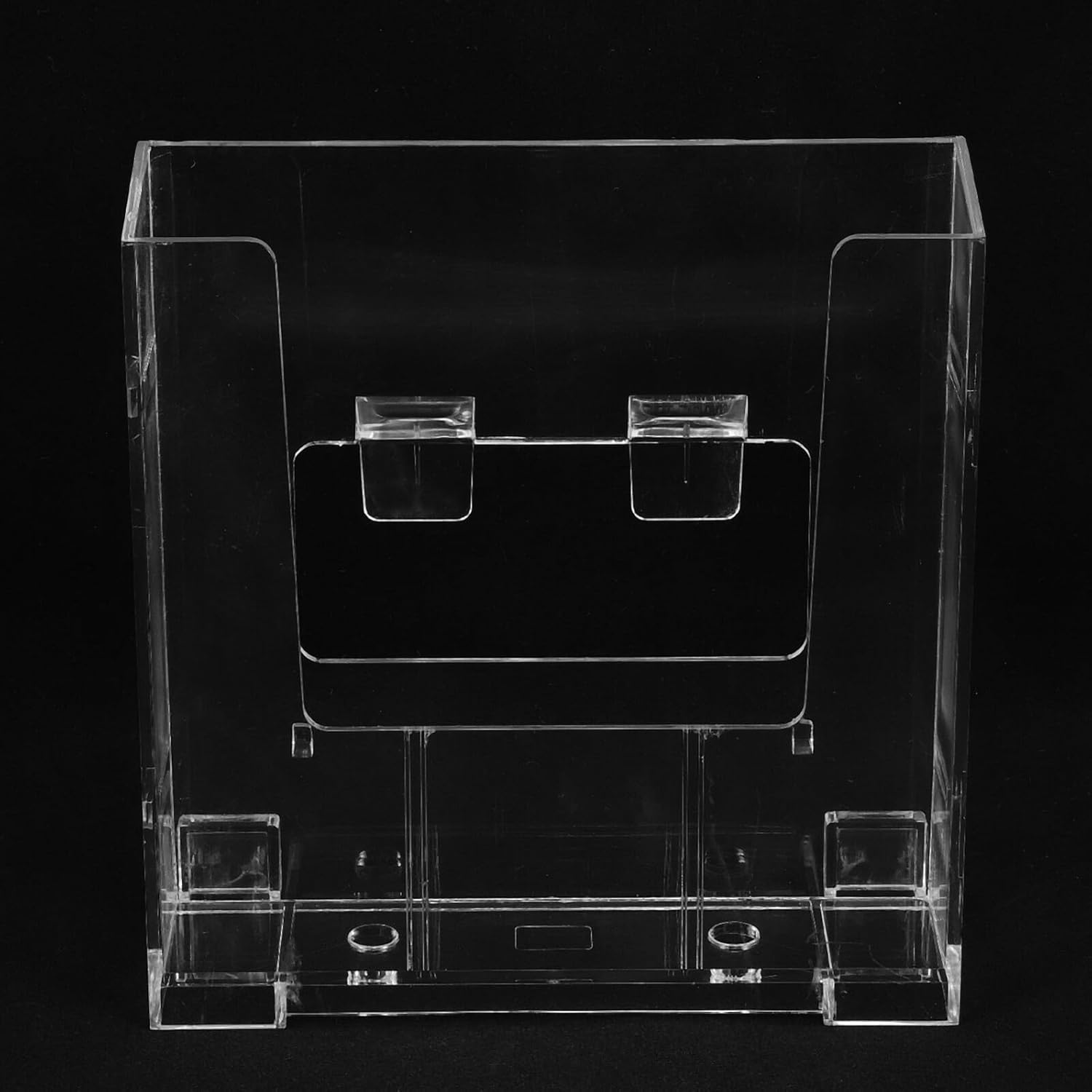 Ciieeo Multi-Layer A5 Brochure Holder Document Stand with 4 Tiers Acrylic Literature Organizer for Office Desk Display and Menu Presentation