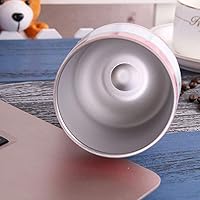 Vista 6 de Vaso de vino de acero inoxidable de 9 onzas con tapa, doble pared aislada al vacío, sin tallo, para vino, café, bebidas, champán, cócteles, regalo