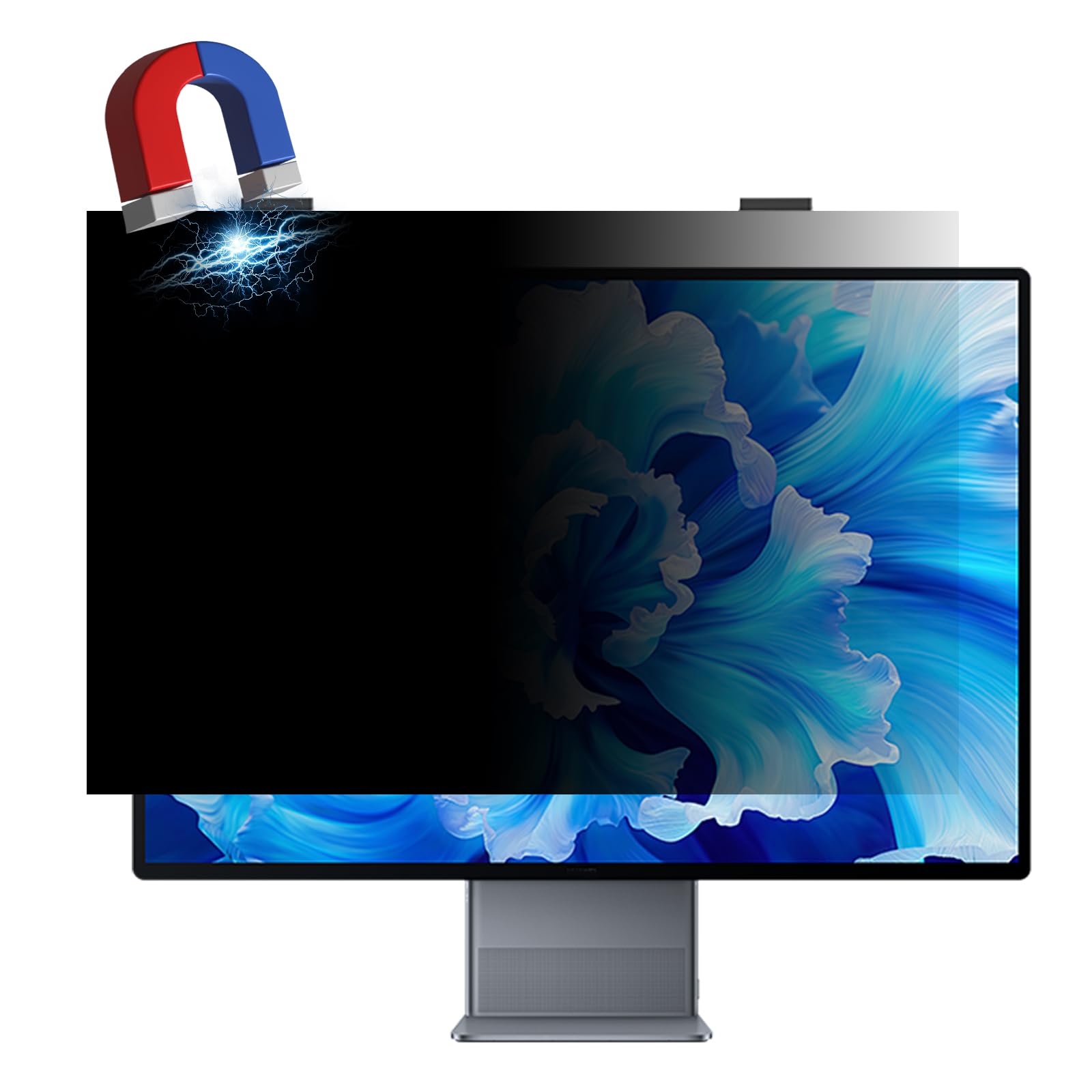 Filtro de privacidad magnético de 27 pulgadas antiespía protector de pantalla de 613x356mm