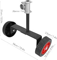 Candeon Fűnyíró Támasztó Kerék Állítható Fűkasza Segédkerék 28mm 3