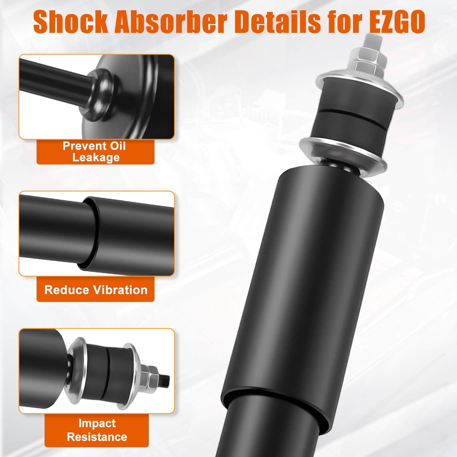 Amazon.com: EZGO TXT Shocks EZGO Golf Cart Front and Rear Shock