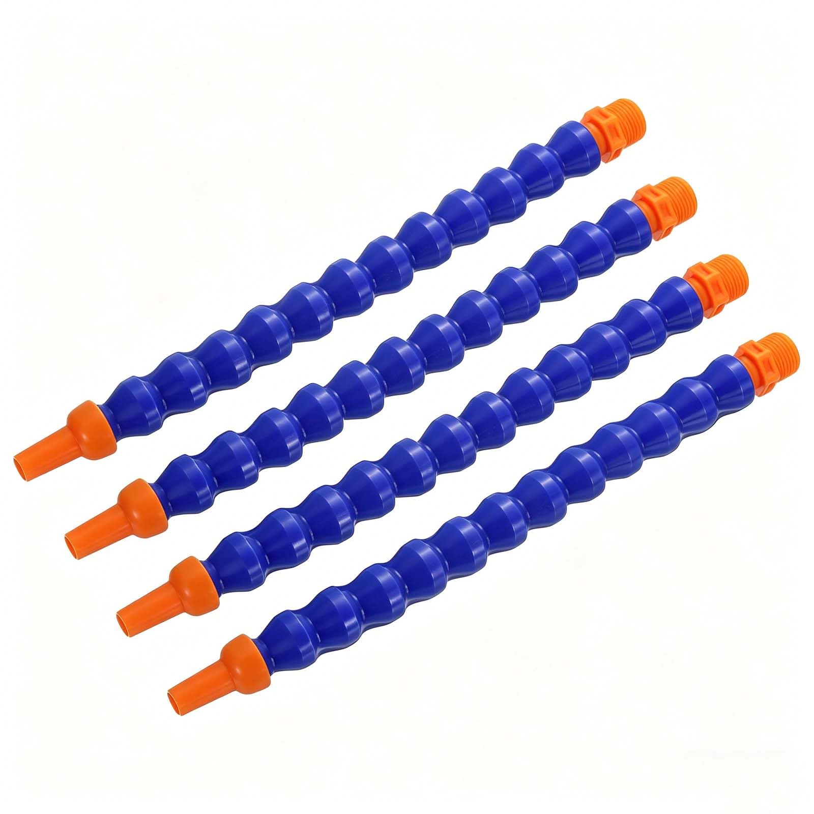 Wyqxty No Switch Flexible Coolant Pipe Flexible Coolant Hose Pp Adjustable For Cnc Lathe Milling 1/4-1/2" 200-700Mm 4Pcs(,1/4 300Mm)