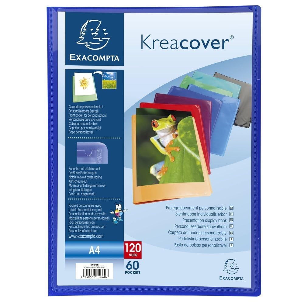 Exacompta album ofertowy Kreacover Chromaline A4 60 koszulek losowy kolor