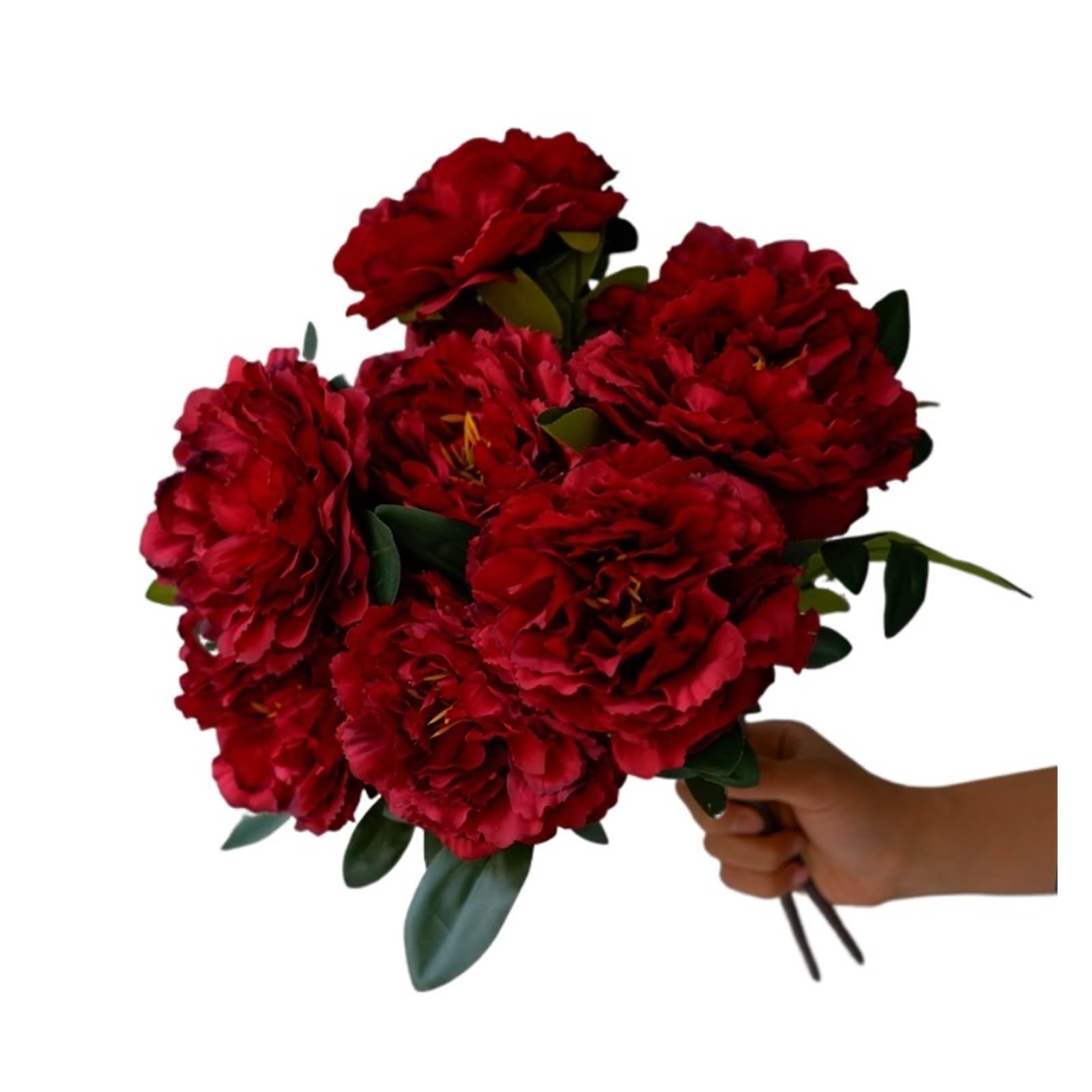 MWAHJU Rose Silk Peony Artificial Flowers Fake For Home Wedding Decoration Indoor For Home