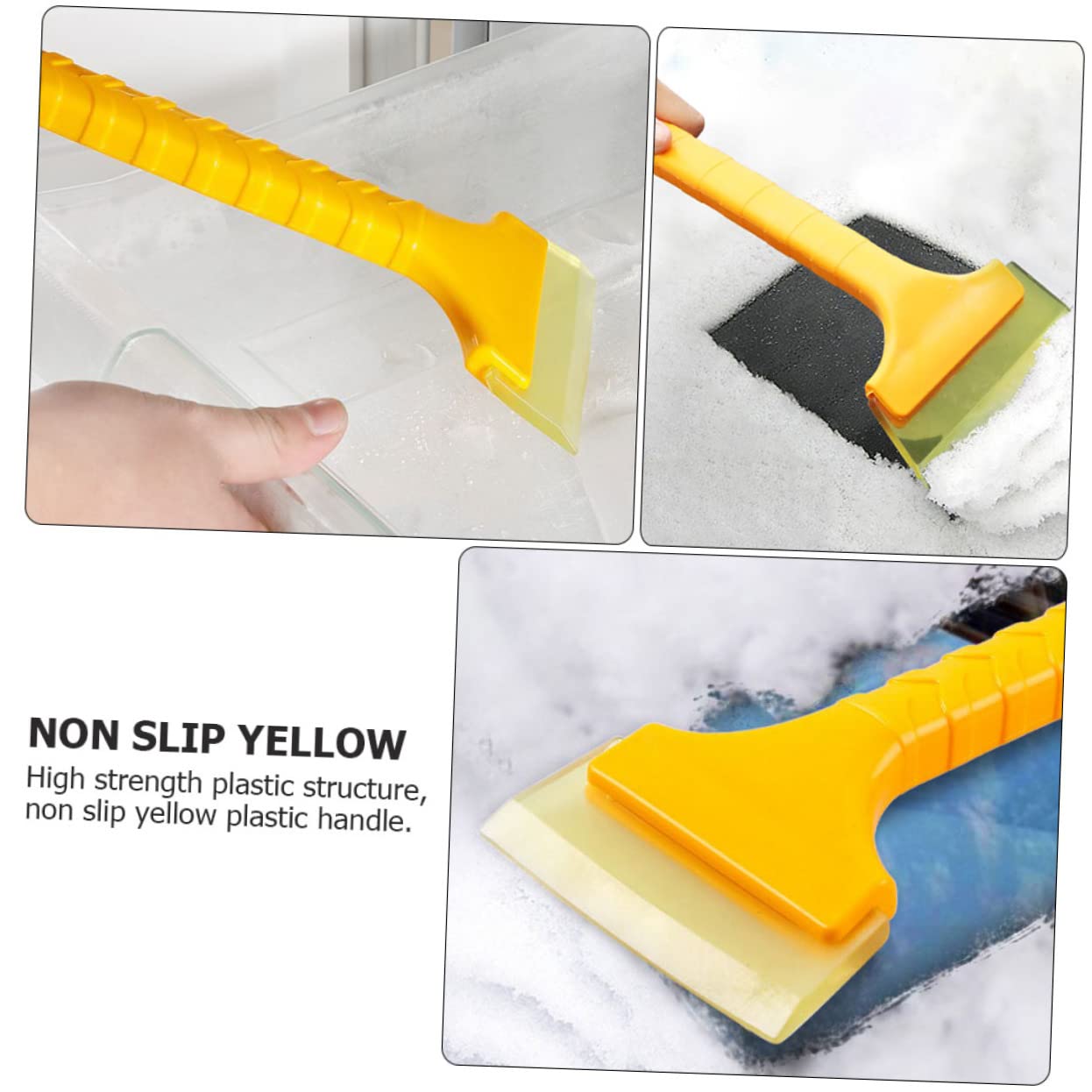 ULTECHNOVO 15piezas Pala De Nieve y Cepillo De Hielo Herramienta Multiusos para Limpieza De Automóviles y Hogar para Eliminar Nieve y Hielo Invierno