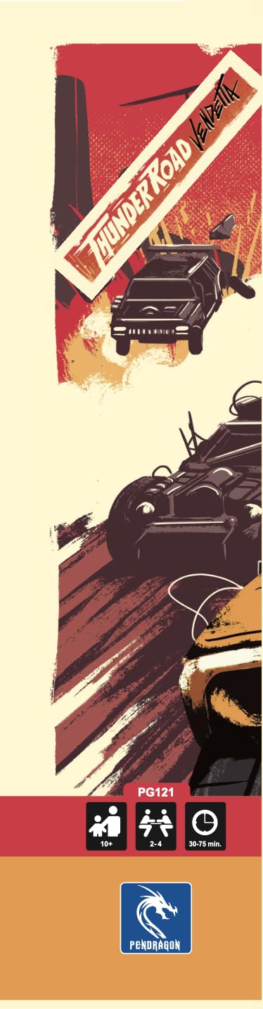 Pendragon - Thunder Road Vendetta - Edizione Italiano - Età 10+, da 2 a 4 Giocatori