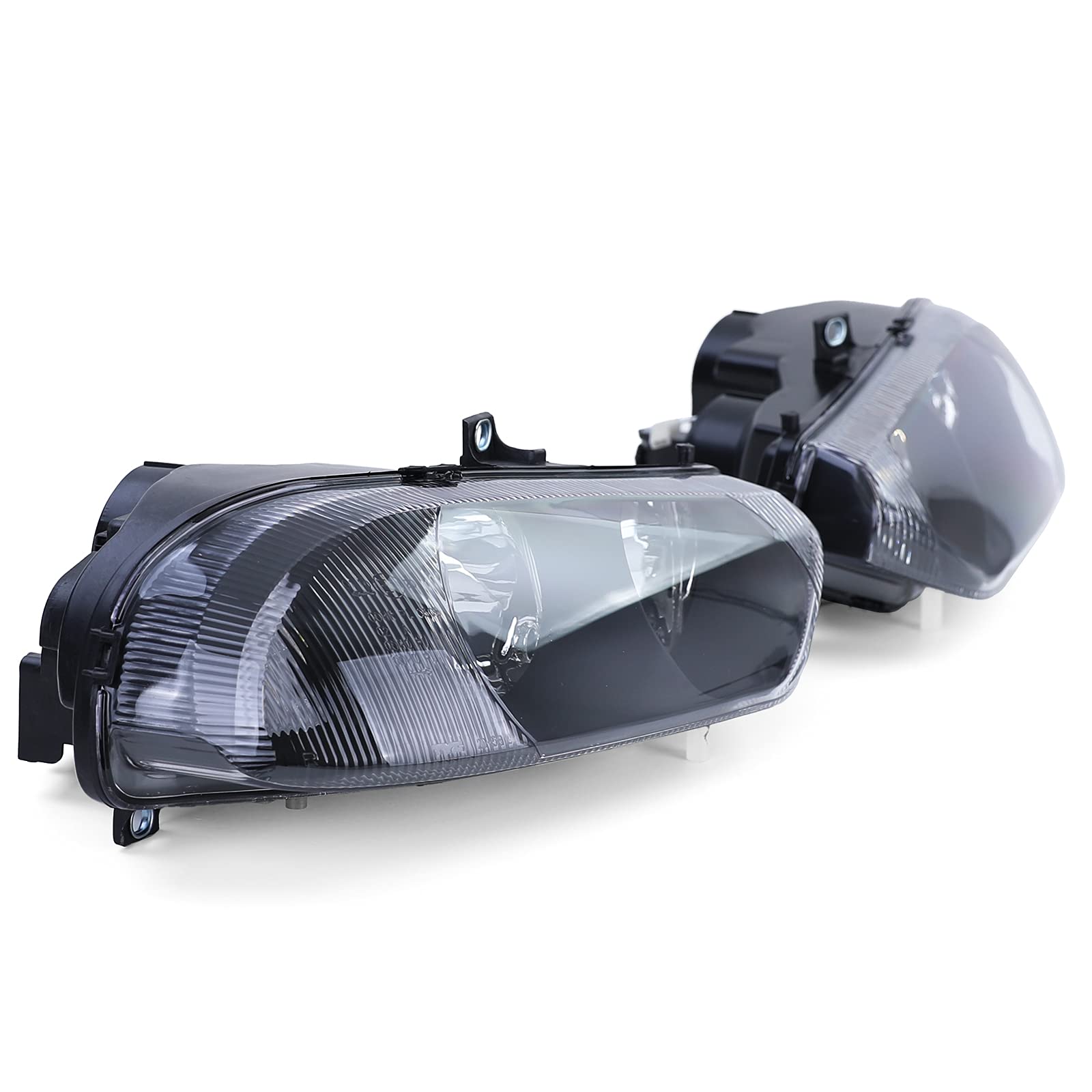 Carparts-Online 10109 - Fanale in vetro trasparente, colore: Nero
