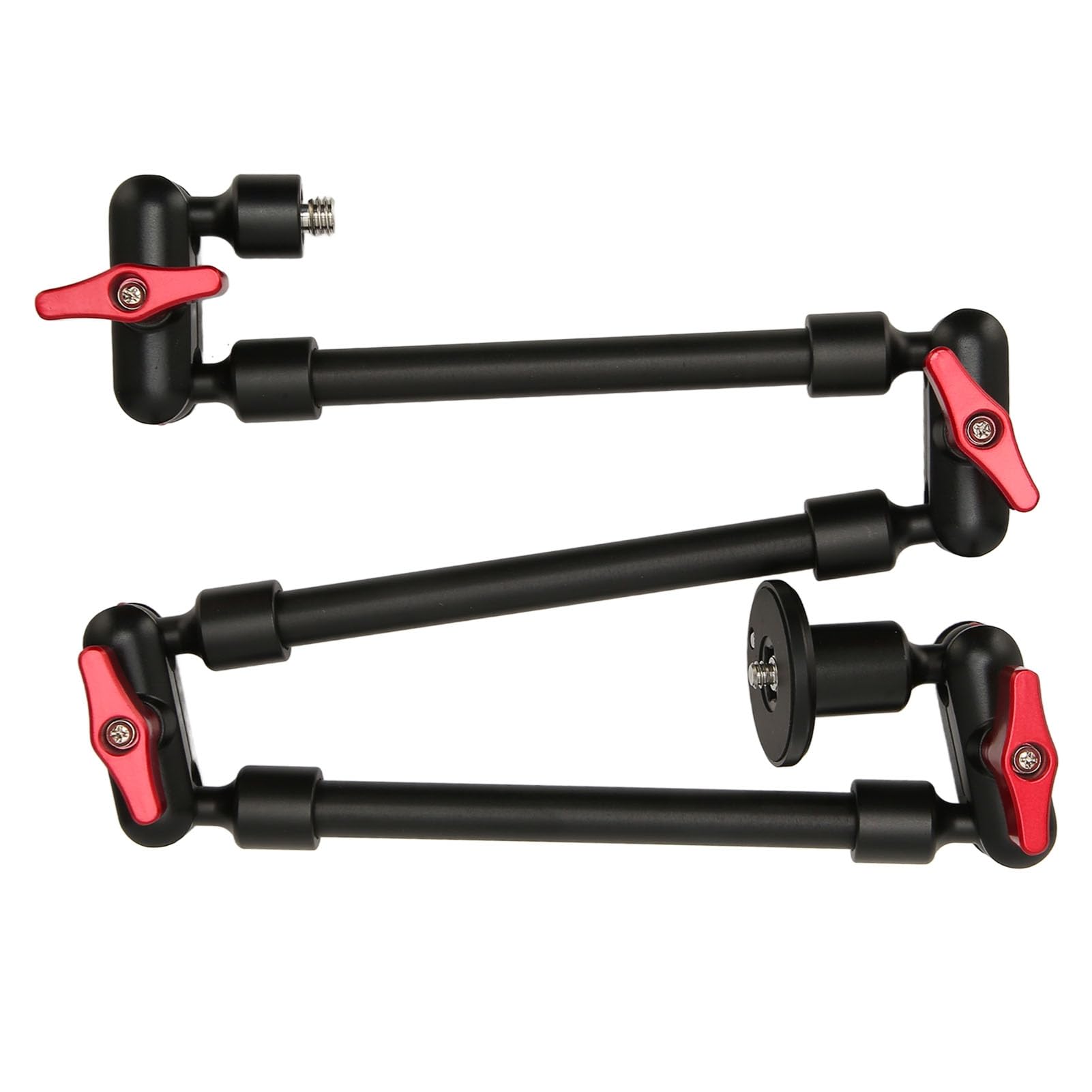Brazo mágico articulado de 31 pulgadas, soporte de cámara de escritorio de Rotación de 360 grados con tornillo de 1/4 de pulgada 3/8 pulgadas, Soporte articulado de pared para cámara y teléfono