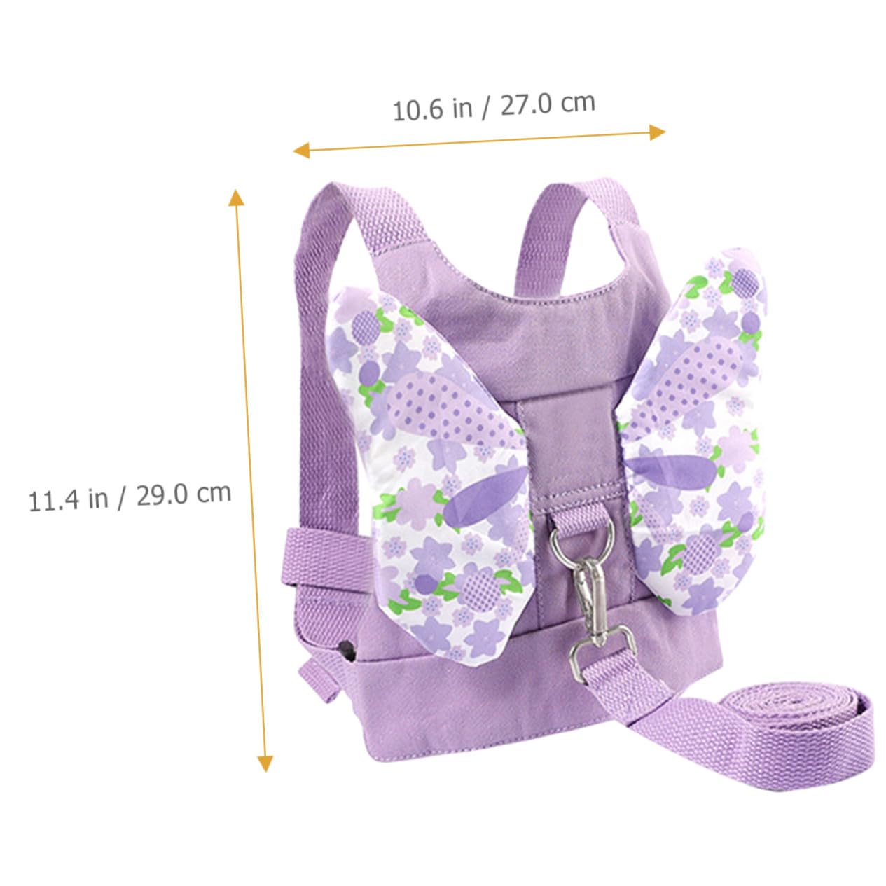 Wrist Leash with Rotating Butterfly Harness for Safety Soft Skin-Friendly Anti-Lost Link Strap for Boys and Walking Assistant Backpack Leash for Outdoor Exploration