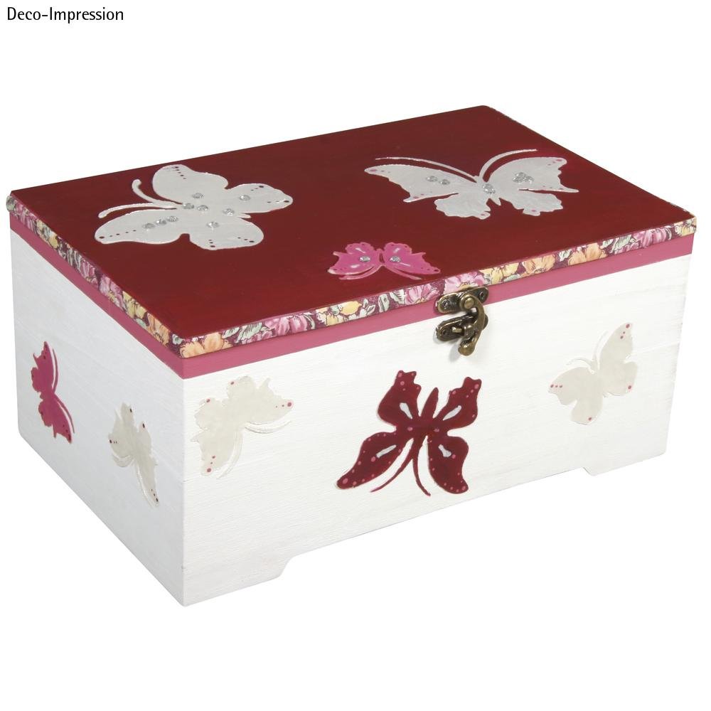 Rayher Cofanetto In Legno Naturale FSC Con Coperchio E Chiusura A Scatto - 10,5x19x13,5 Cm