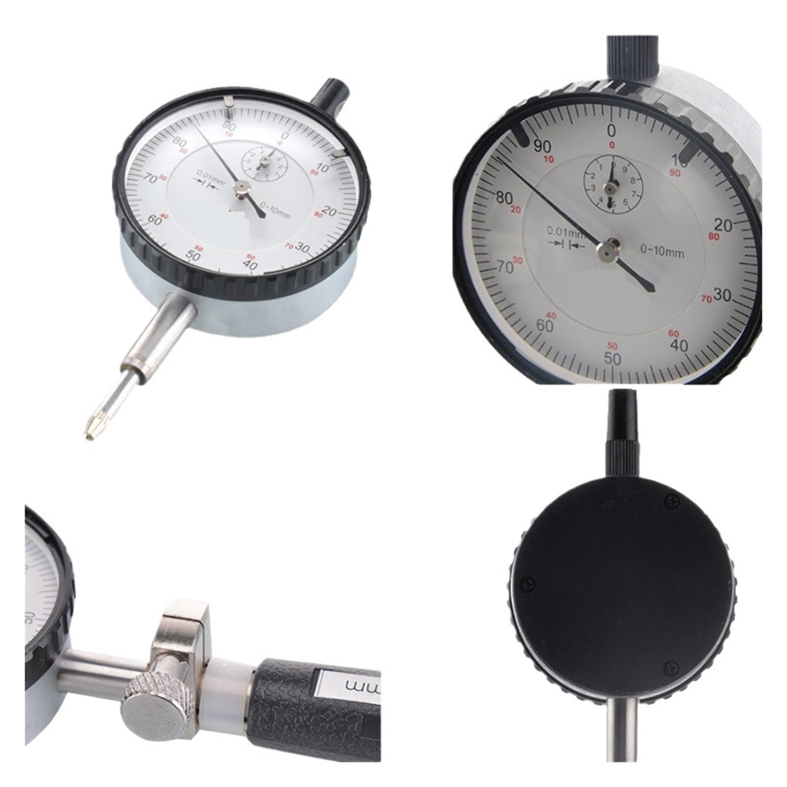 Produktbild von BADIKA Bohrungsmessgerät 35-50 Mm – Innenmessuhr 0,01 Mm, Mit Auswechselbaren Ambossen, Für Zylinder & Motoren