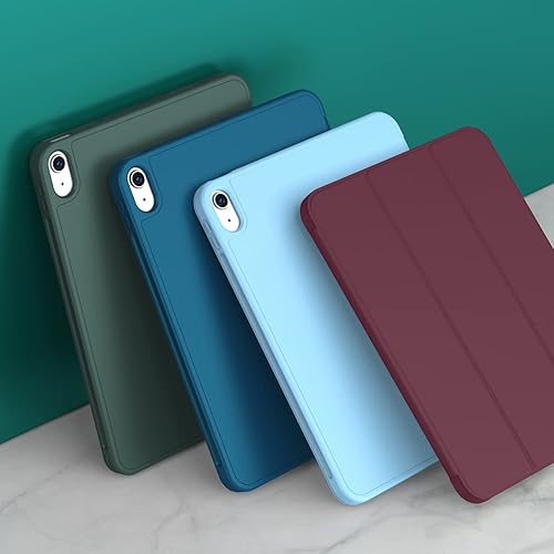 Miniatura 148 de iMieet Funda para iPad (A16) de 11ª generación/iPad de 10ª generación [11 pulgadas 2025/10.9 pulgadas 2022] con soporte para lápices, funda Azul