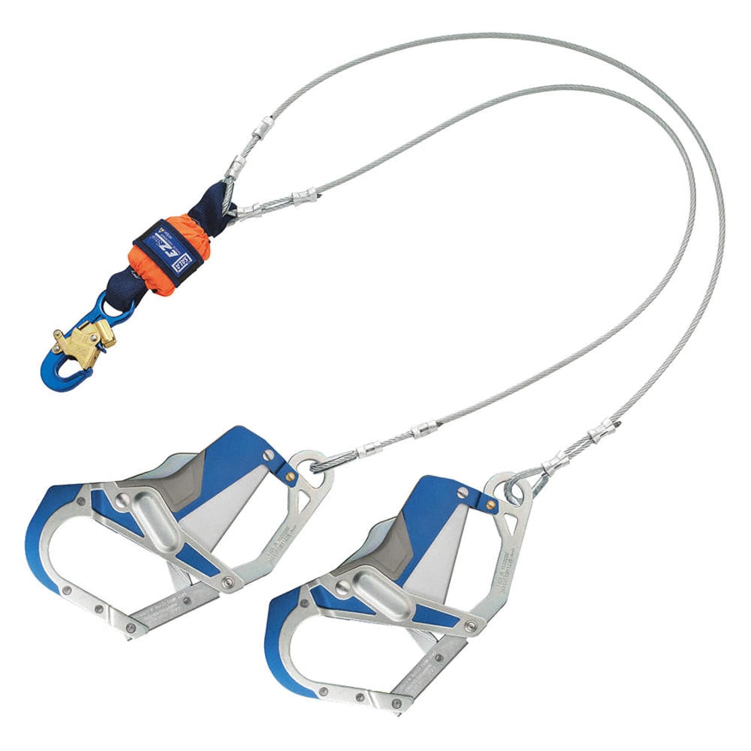3M DBI-SALA EZ-Stop Leading Edge 100% Tie-Off Cable Shock Absorbing Lanyard 1246412, Orange, 1 EA