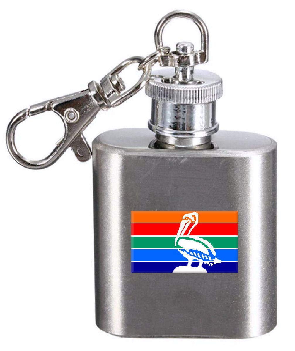 Flasque porte-clés gravé étanche avec bouchon sécurisé USA