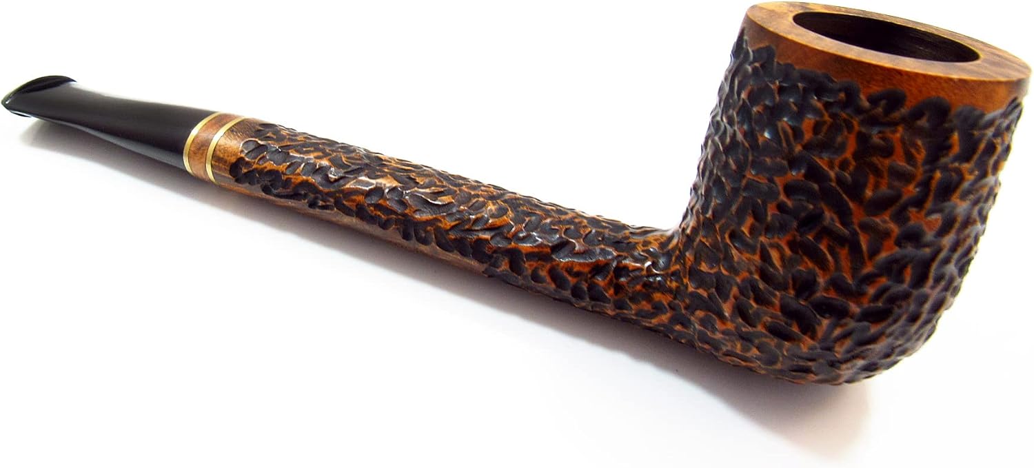 new canadian briar tobacco smoking pipe wooden pipe carving handmade, designed for pipe smokers + box